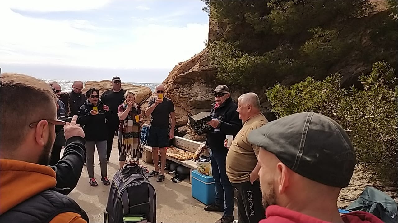 Remise des carnets de plongée aux stagiaires